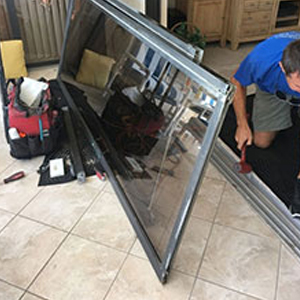 sliding glass door frame repair The Hammocks